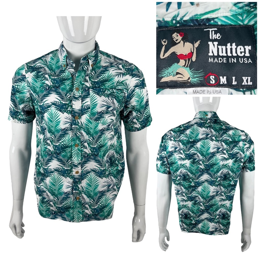 Chubbies The Nutter Mens Small Button Up Hawaiian… - image 1